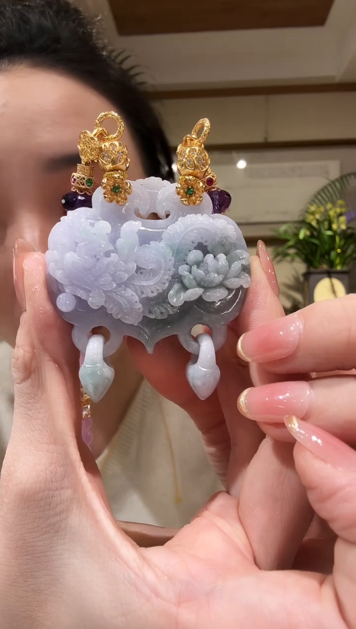 【闪购商品】翡翠颈饰未镶嵌国风