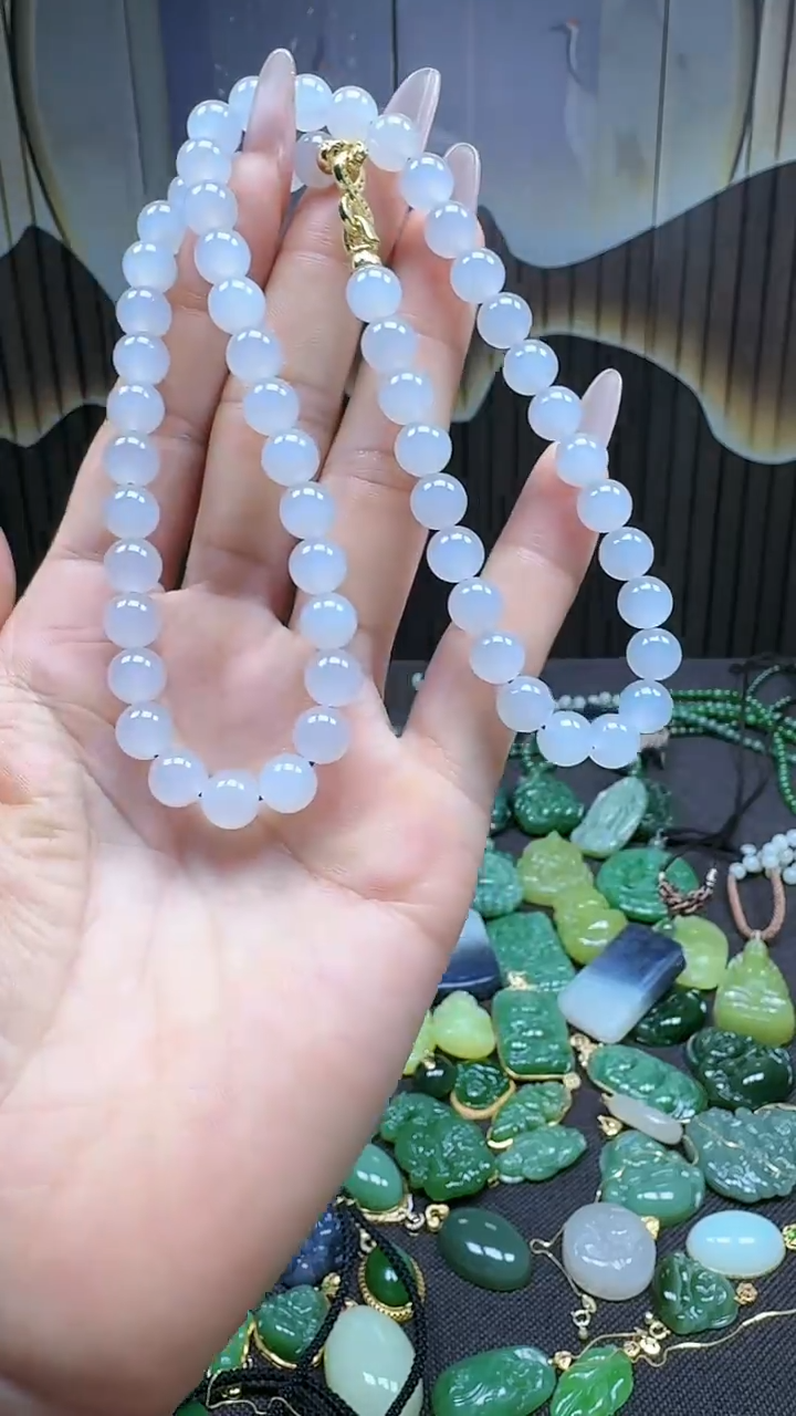 和田玉未镶嵌挂件8