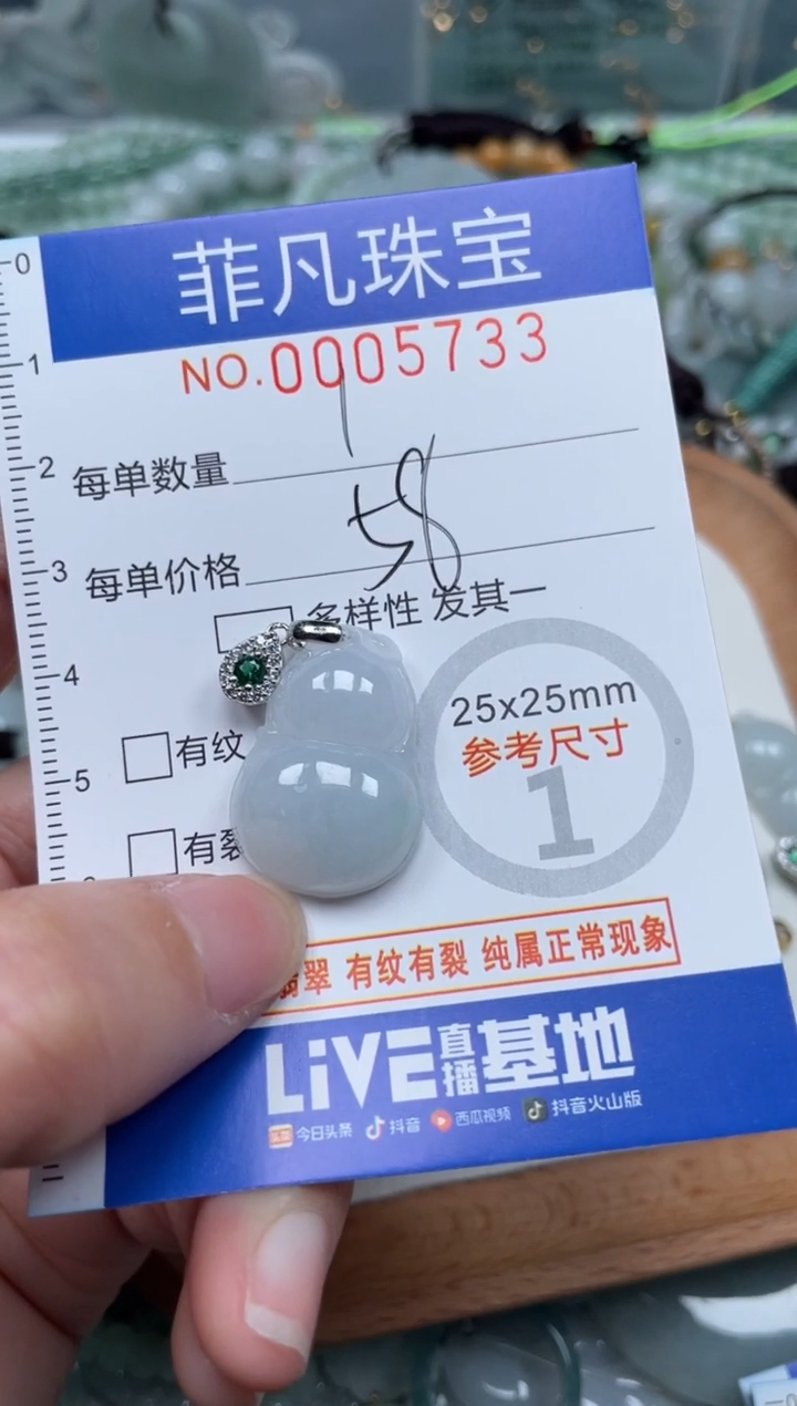 【闪购商品】翡翠颈饰未镶嵌00..5733