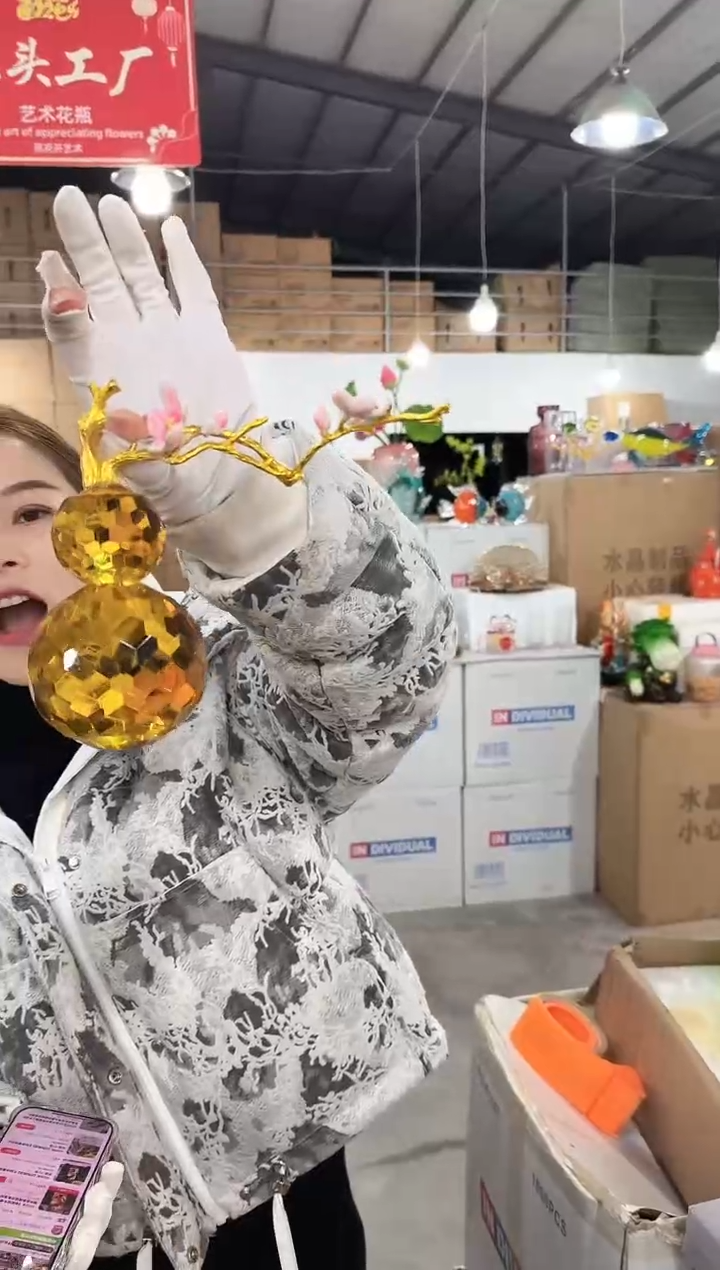 【闪购商品】无铅玻璃悠悠G-花器-76早