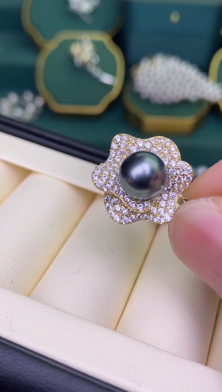 【闪购商品】海水珍珠颈饰银S925镶嵌9-10