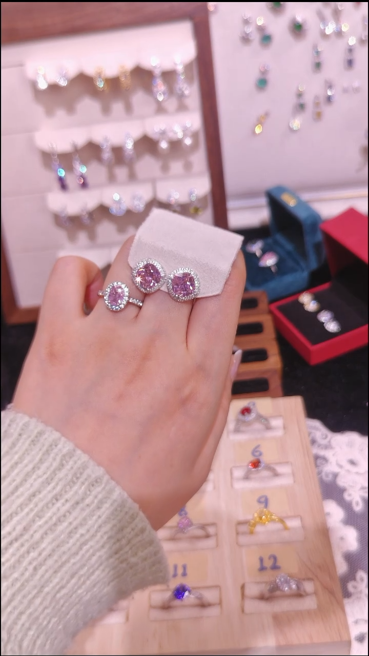 合金无粉色一套 