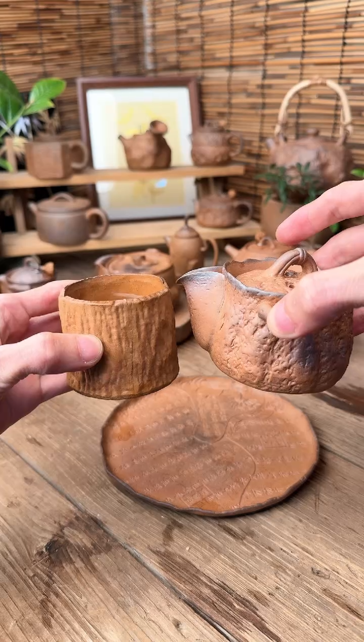 【闪购商品】原矿老岩泥茶具系列