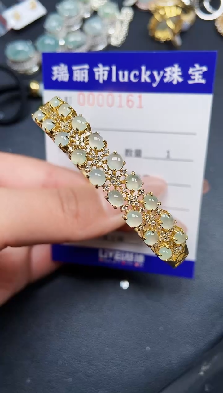 【闪购商品】翡翠颈饰银S925镶嵌0161