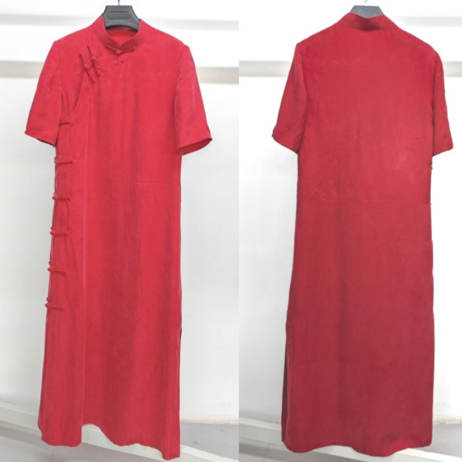 【十三郎】2025春季新款连衣裙女新中式17026