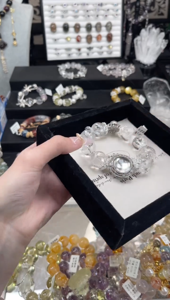 【闪购商品】水晶手链未镶嵌天然水晶 多样性发货