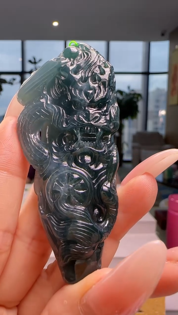 颈饰未镶嵌翡翠多样性发其一YJ@@60B7J18507