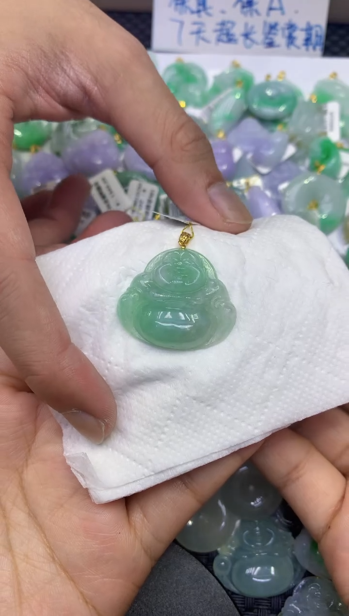颈饰未镶嵌翡翠天然缅甸A货翡翠