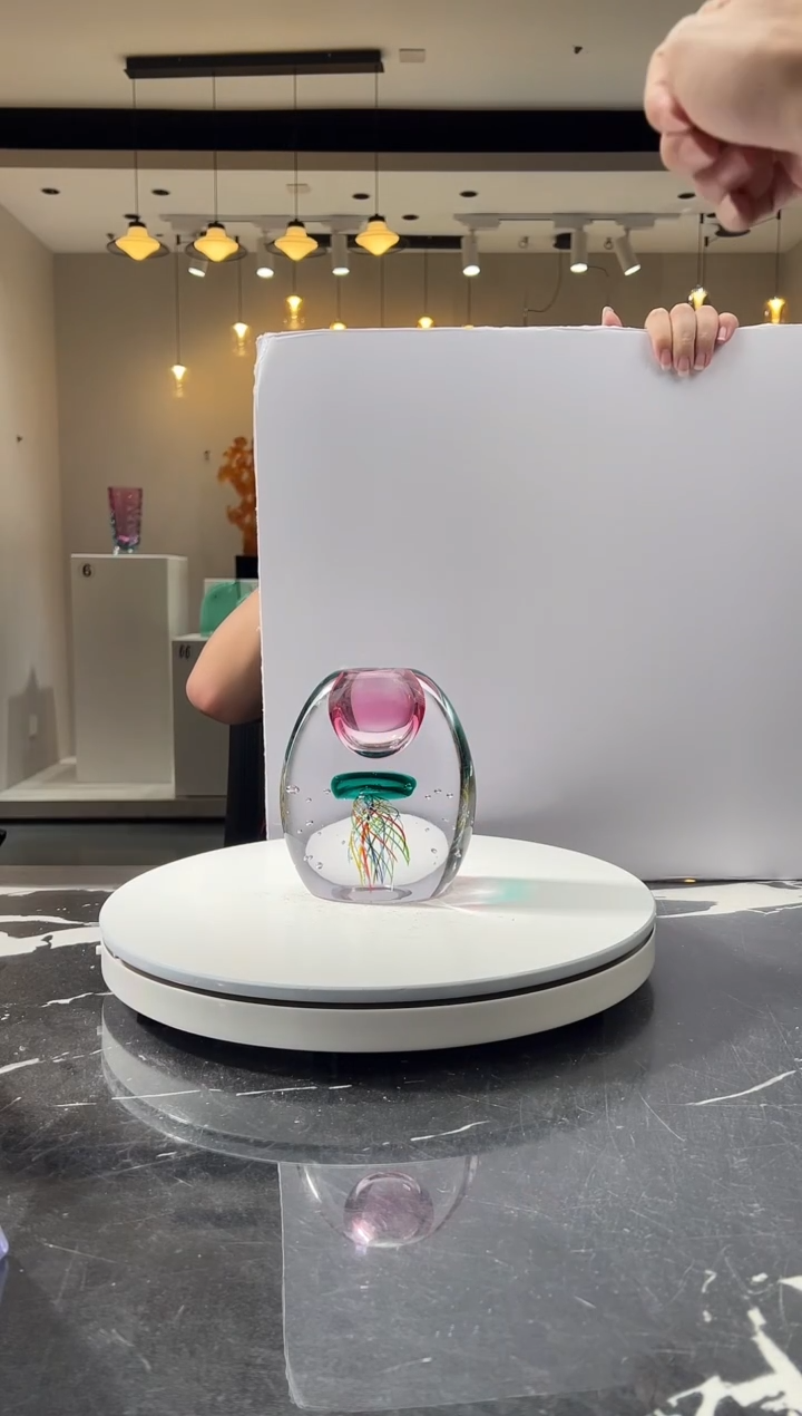 摆件巴比特美学-金红水母香薰瓶