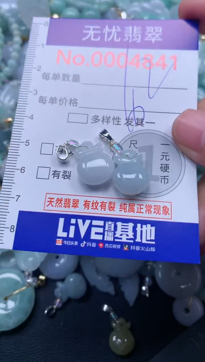 颈饰未镶嵌翡翠4841