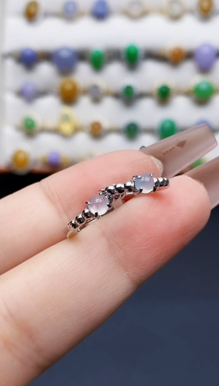 银S925镶嵌戒指翡翠1605