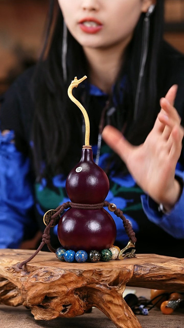 【闪购商品】331—光岳葫天然大漆酒葫芦不含漆珠