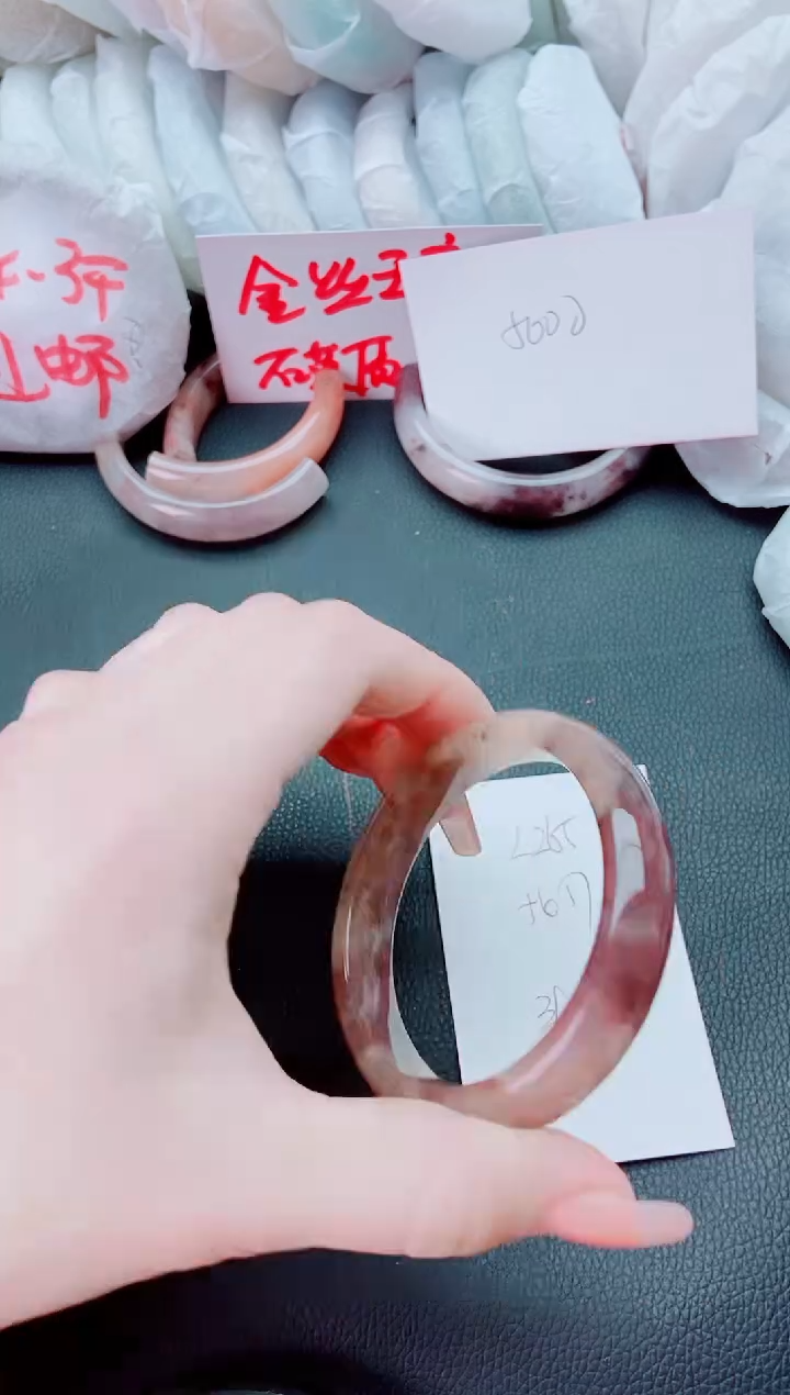 【闪购商品】石英质玉手镯未镶嵌L265-56-57