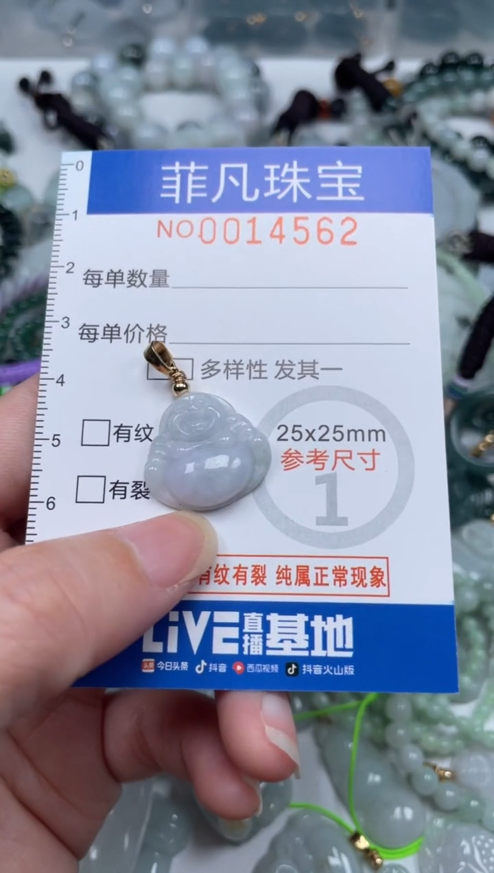 颈饰未镶嵌翡翠14562