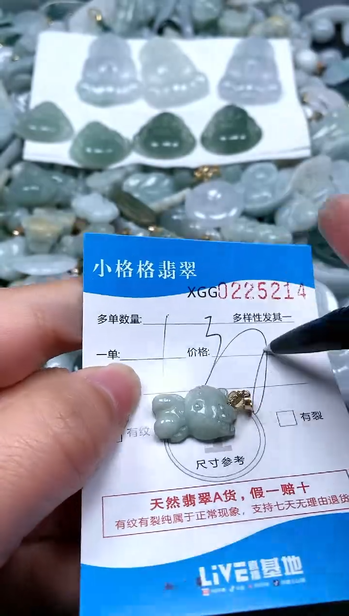 【闪购商品】翡翠颈饰未镶嵌闪购商品0225214