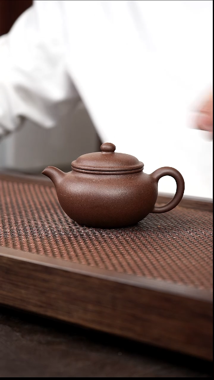 茶壶紫砂紫泥永福莲子