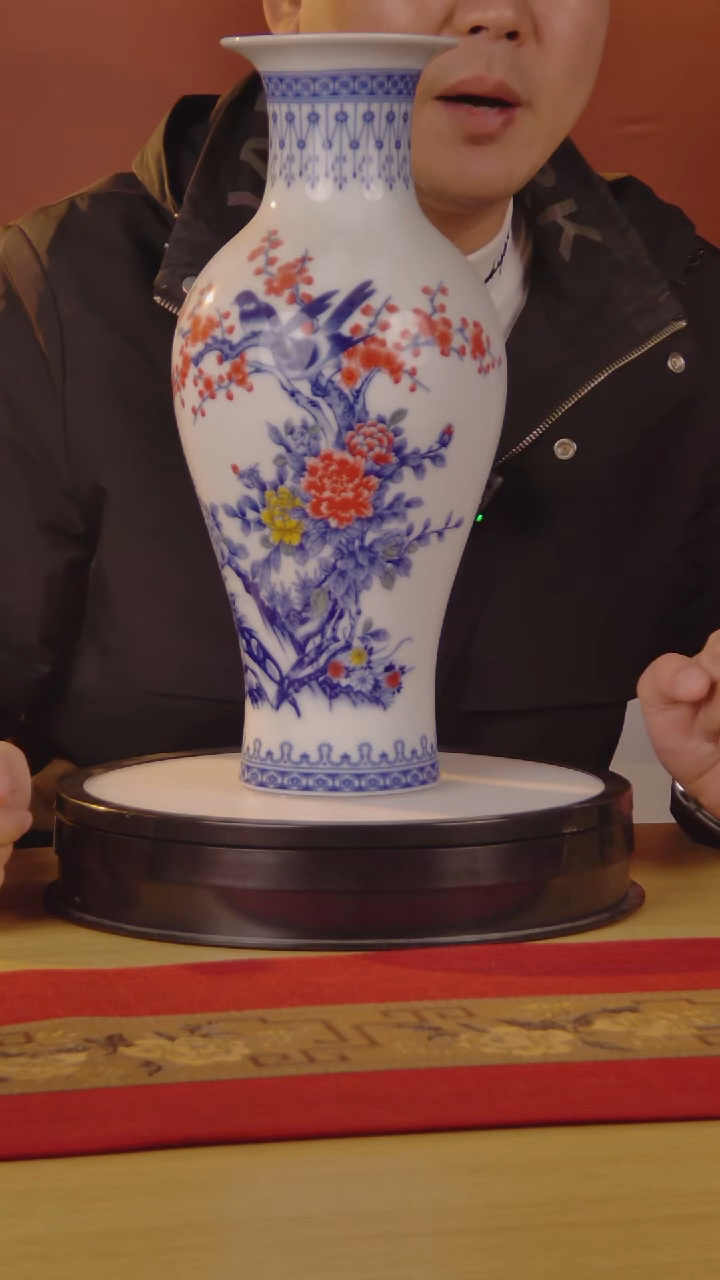 摆件陶景德镇陶瓷青花摆件A04