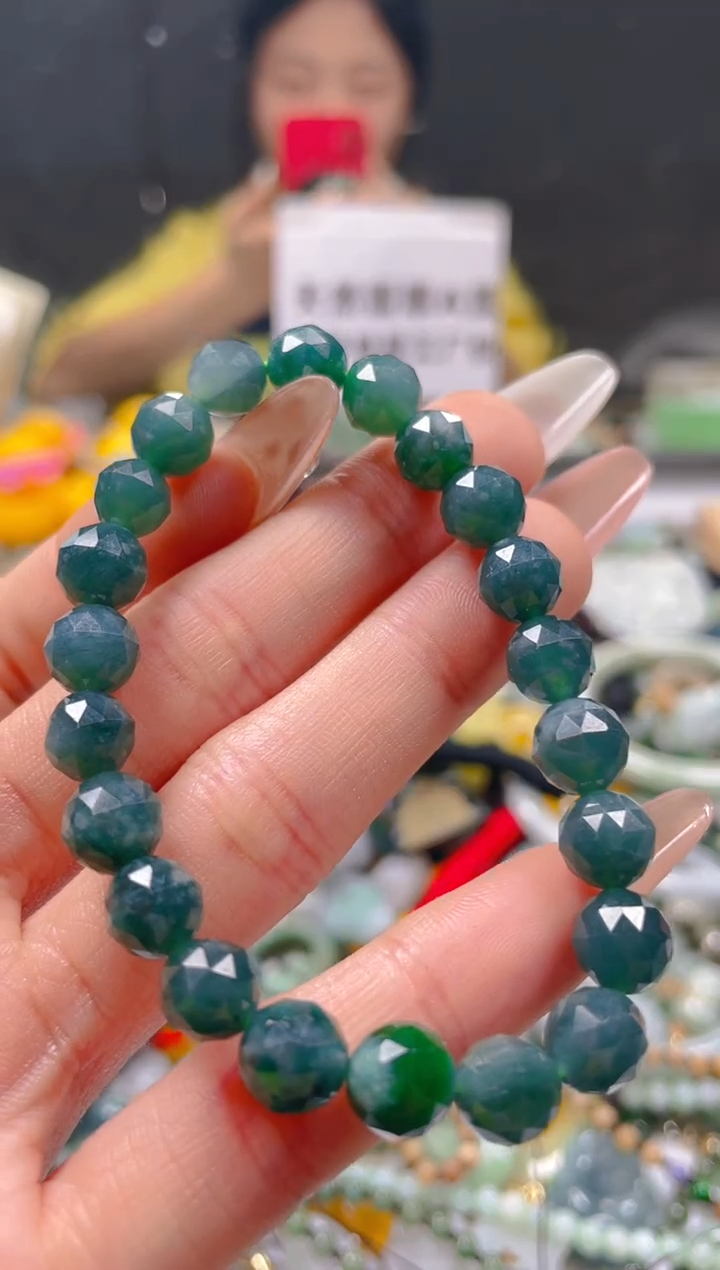 【闪购商品】翡翠颈饰未镶嵌8-9MM/Z/翡翠A货一图一物