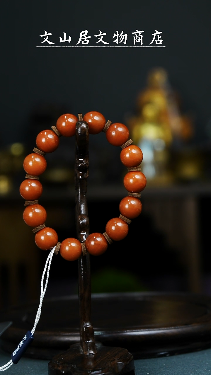 【闪购商品】铜文山居K蜜蜡手串