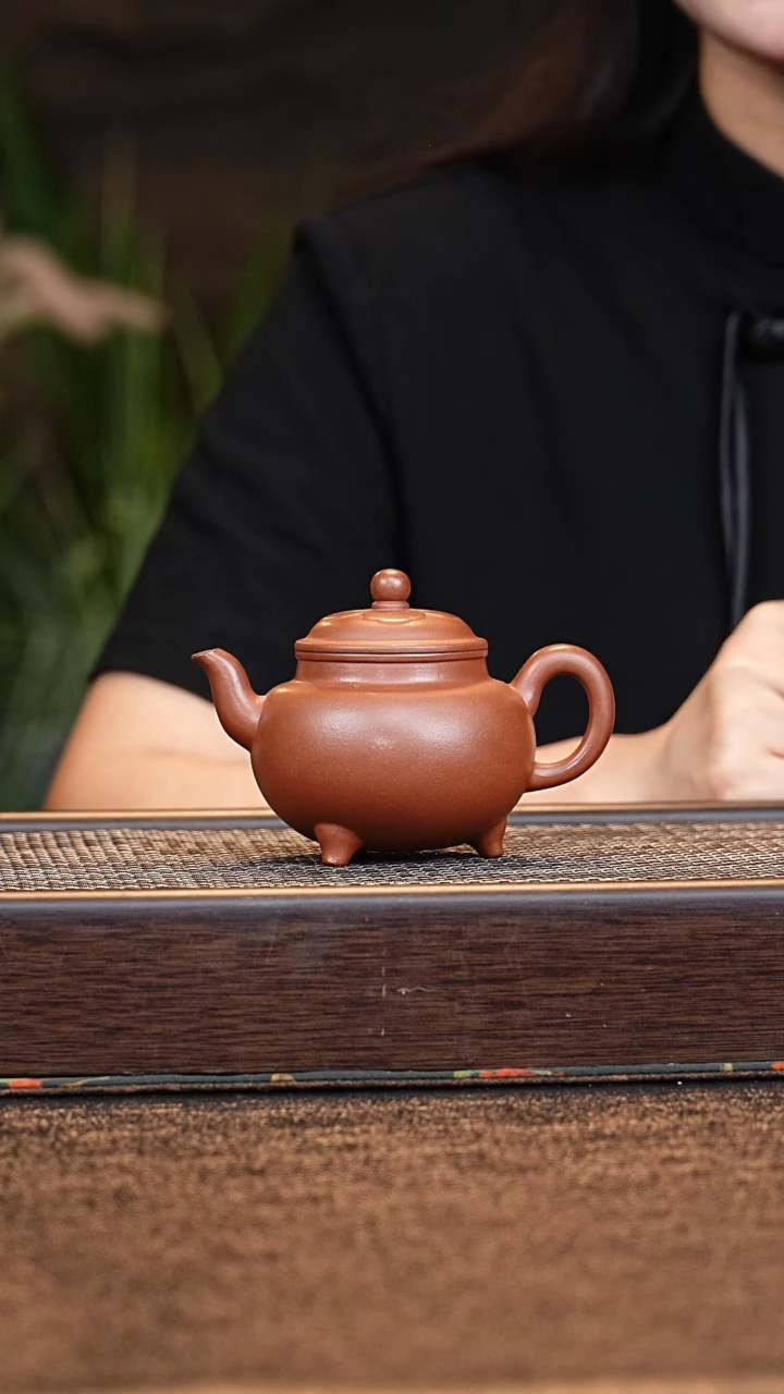 茶壶紫砂小鱼PHD底槽清 三足大彬 180cc