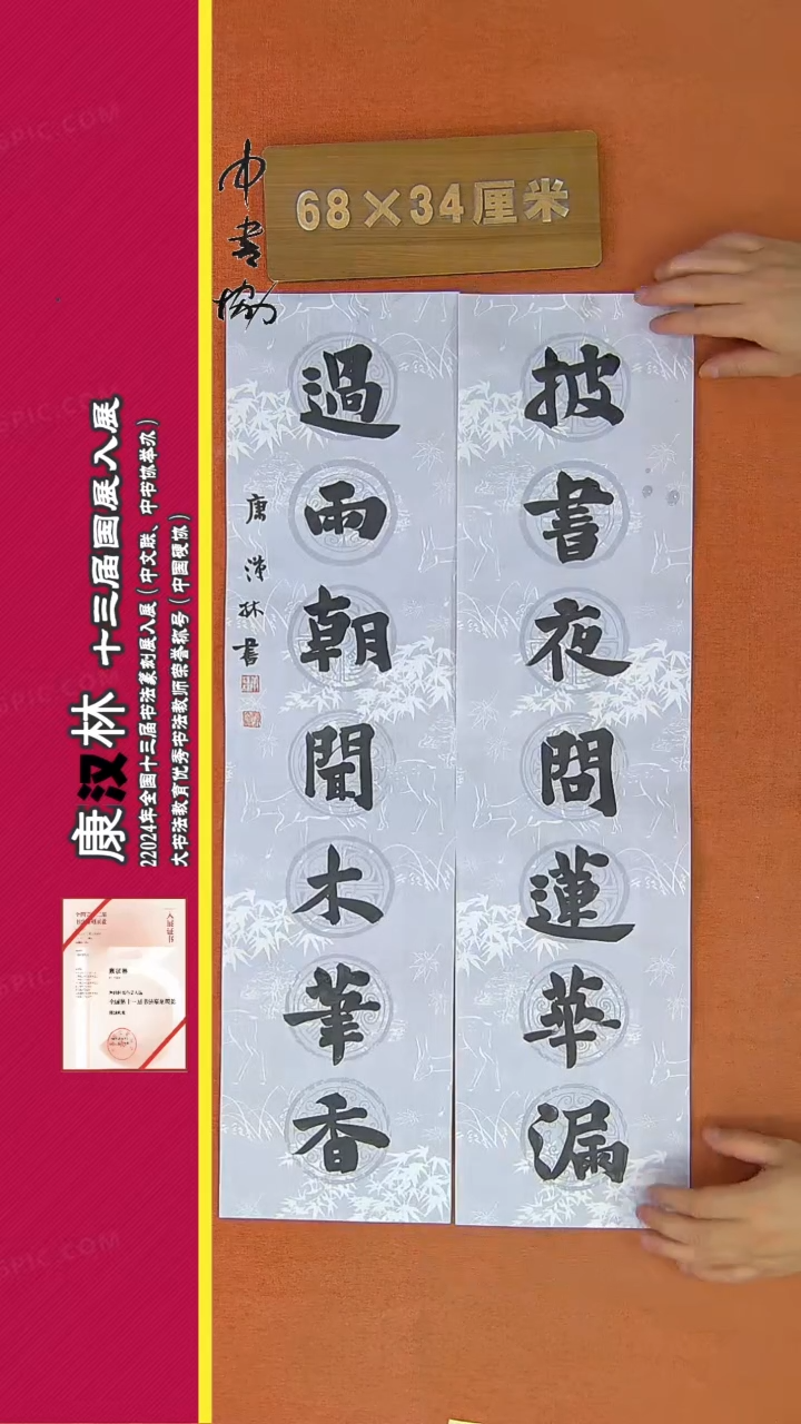 【闪购商品】书法56康汉林书法作品