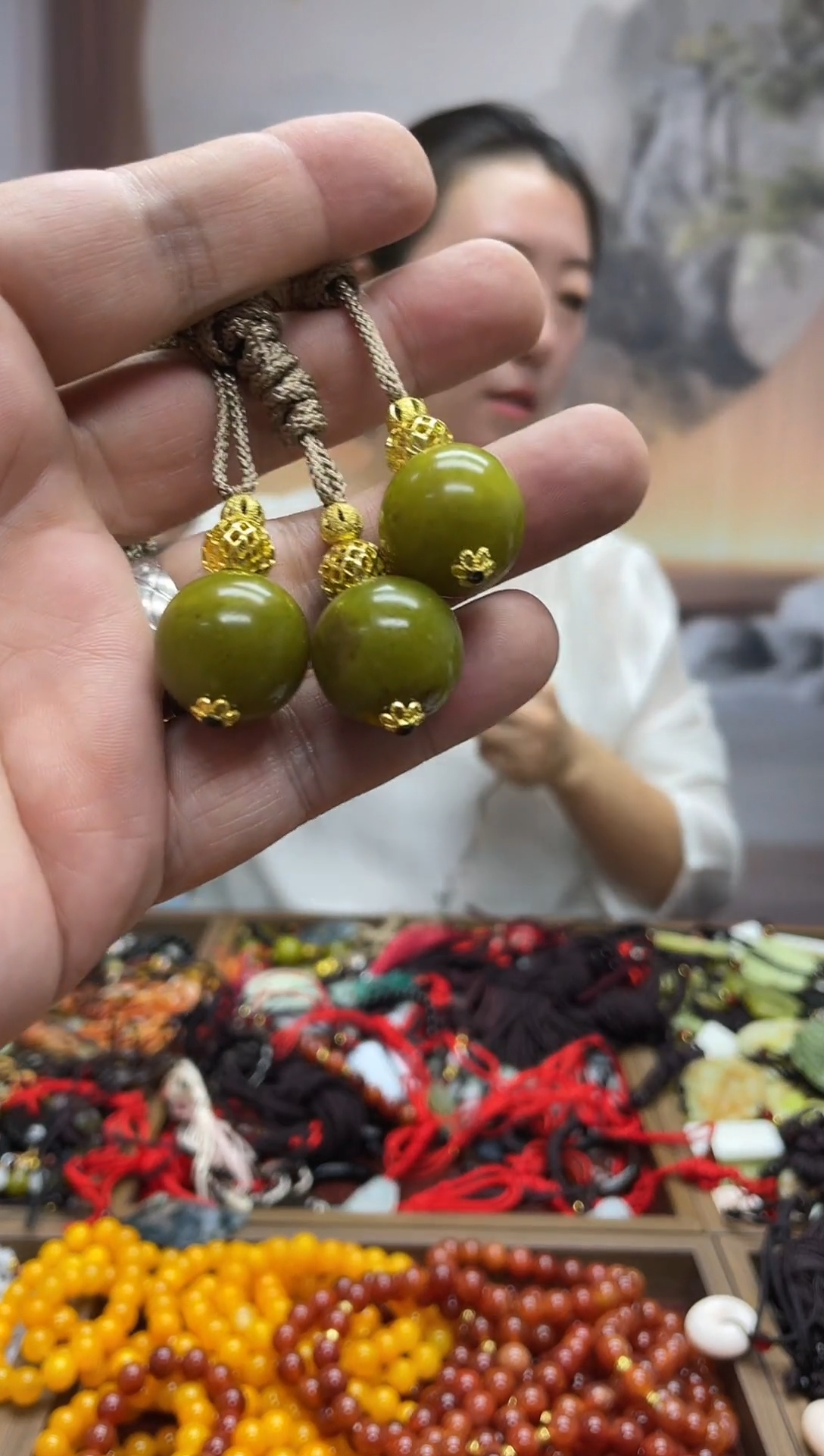 未镶嵌岫玉吊坠·