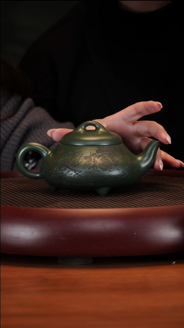【闪购商品】紫砂茶壶1-12 PCF汉棠石瓢可心绿