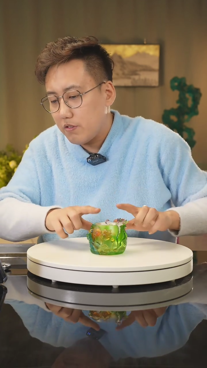 【闪购商品】雅致水晶琉璃 摆件 花器 果盘 茶酒具