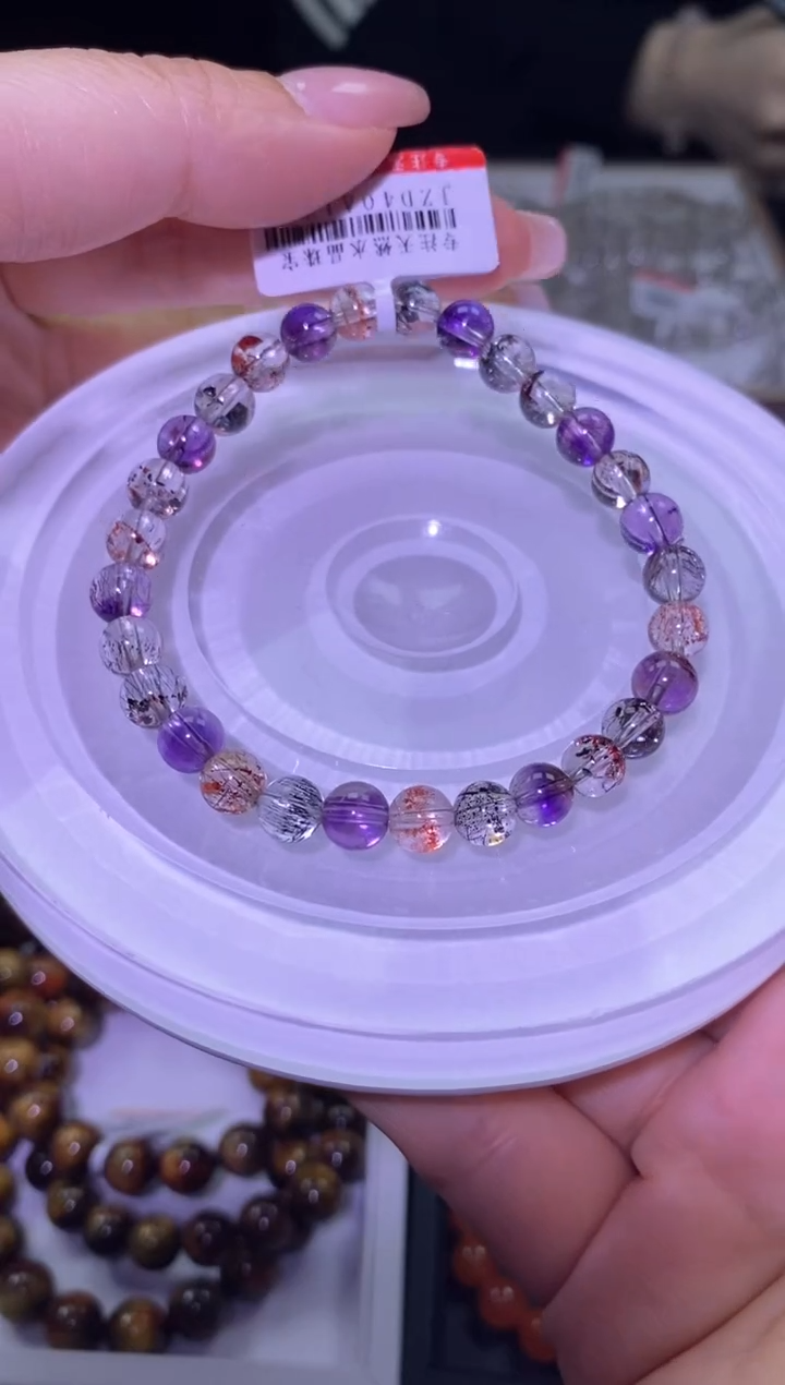 未镶嵌手链水晶桃花醉超七-A32-多样性发其一