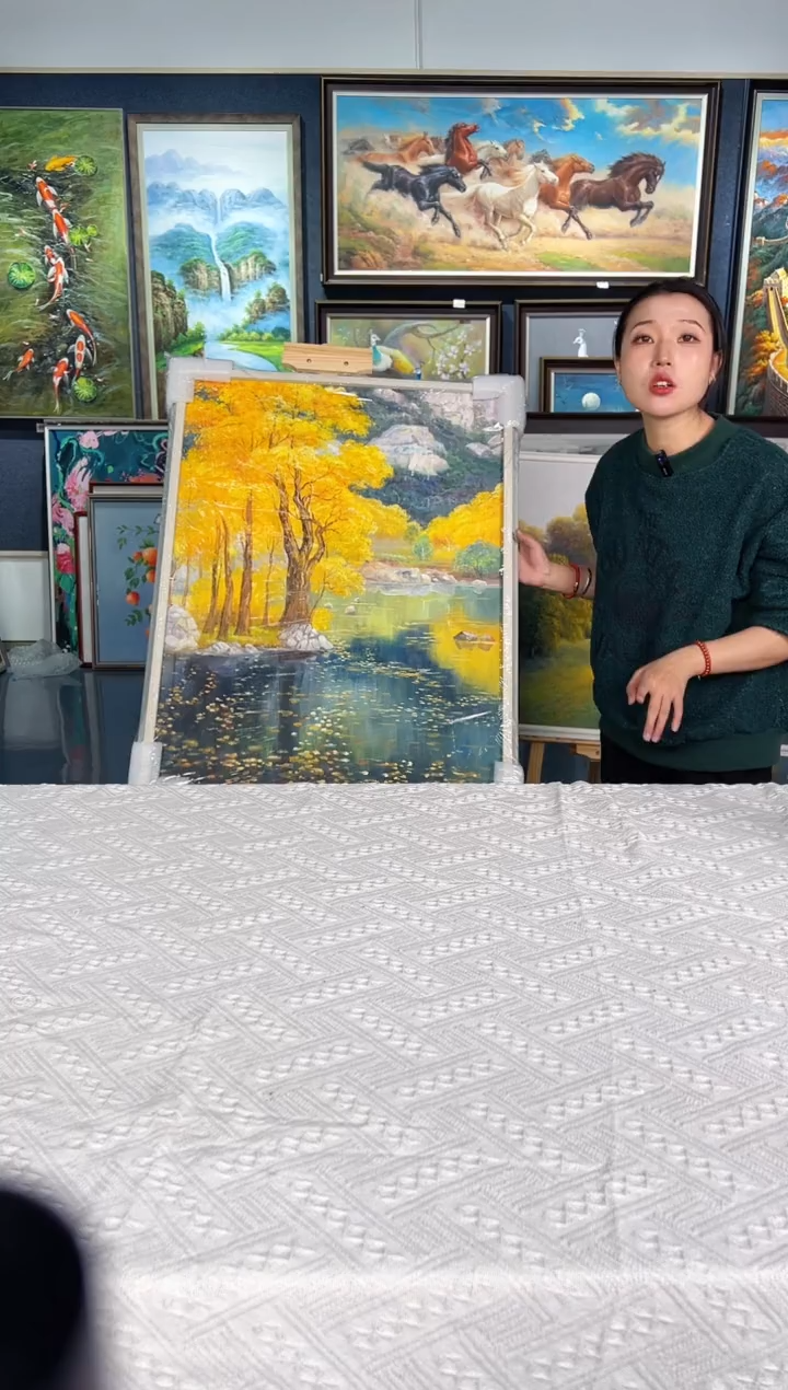 【闪购商品】油画11号 60*80 风景-手绘油画