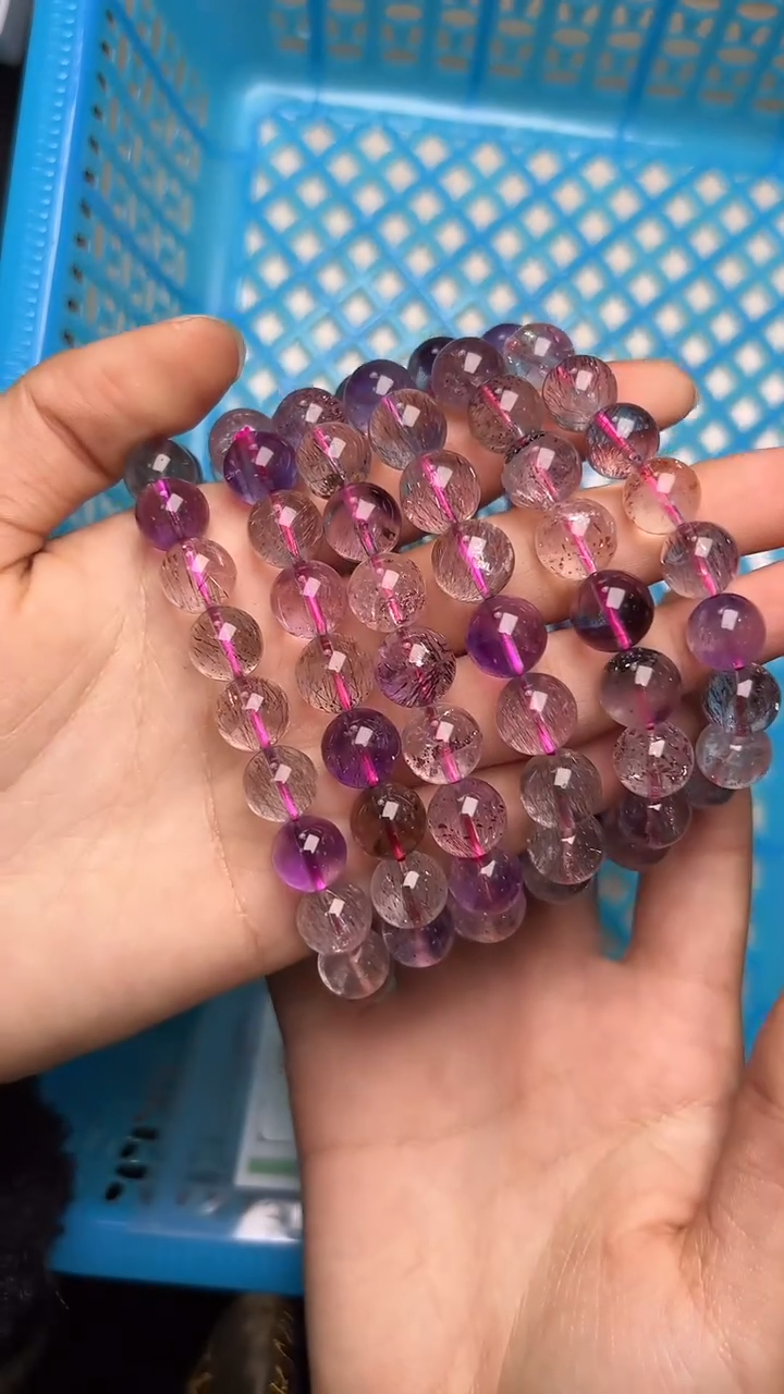 【闪购商品】水晶手链未镶嵌XL2680约10mm多样性发一件