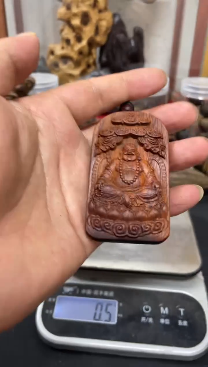 木潘家士大院香木摆件