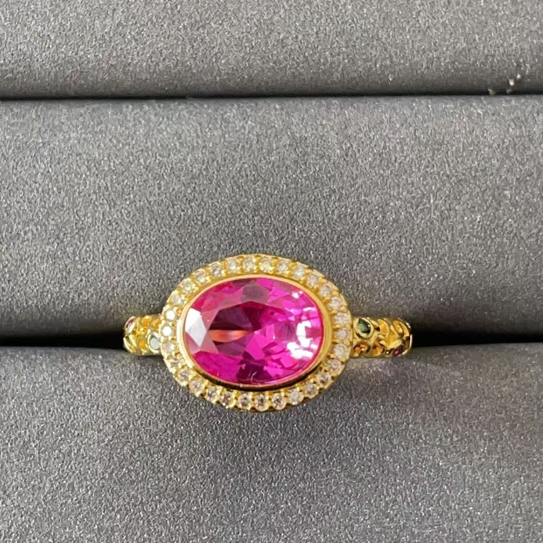 宝阁甄选红黄戒指523