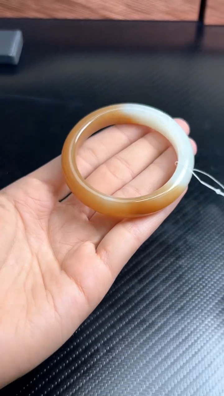 未镶嵌手镯和田玉氧*钠且末微色差金山51+jM