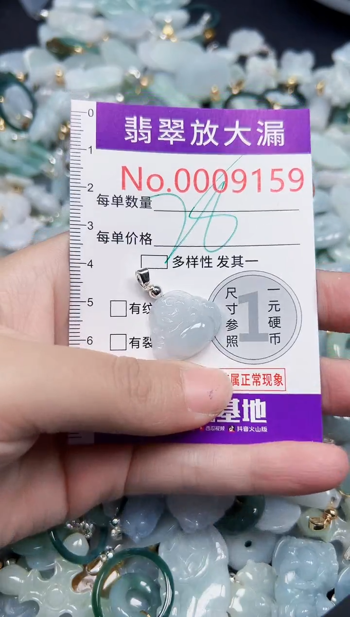 颈饰未镶嵌翡翠9159