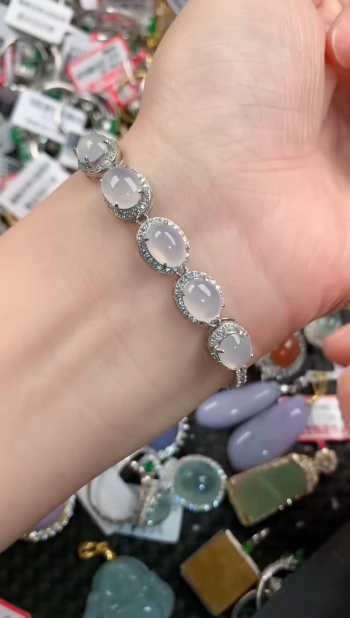 银S925镶嵌戒指翡翠333         5