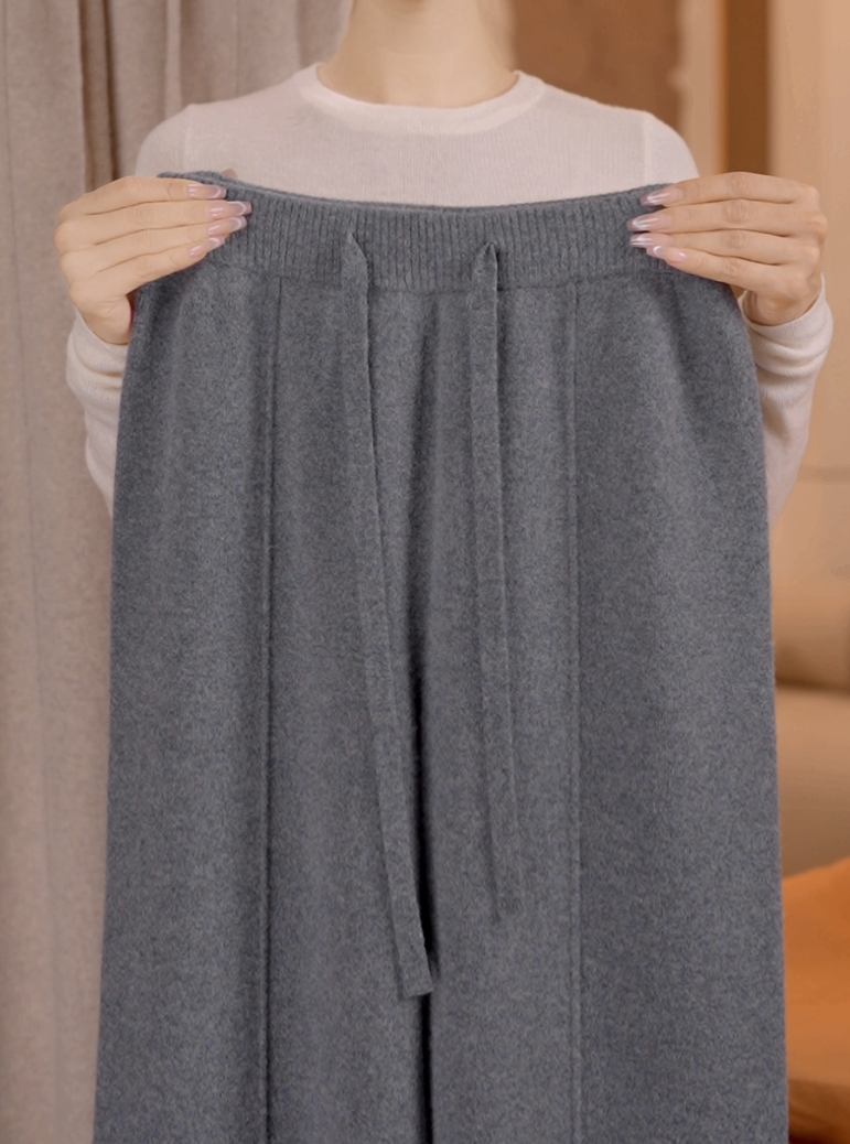 【QQ】杭州专柜 高腰女裤 冬季款 加绒直筒长裤C-0001-圈圈