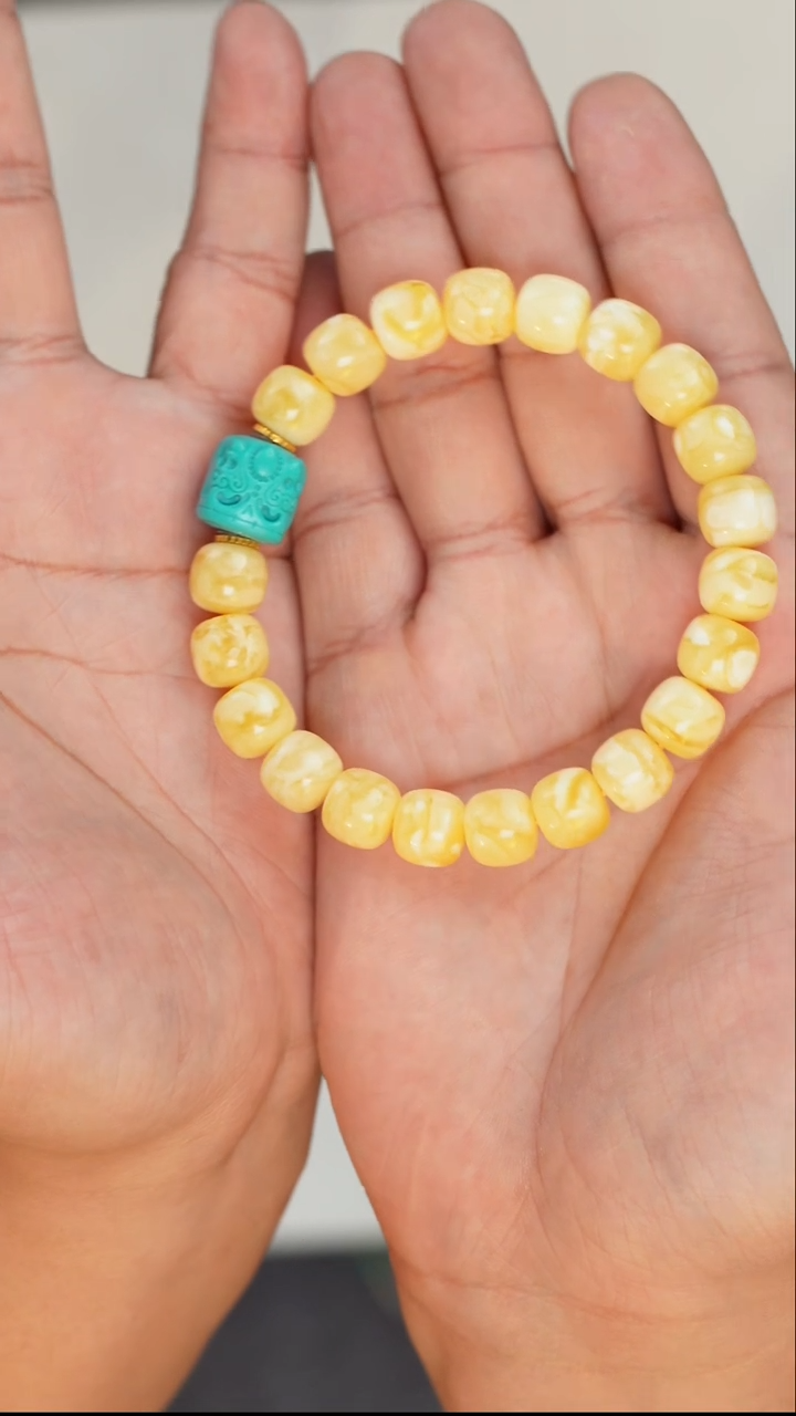 【闪购商品】蜜蜡裸石未镶嵌蜜蜡手串