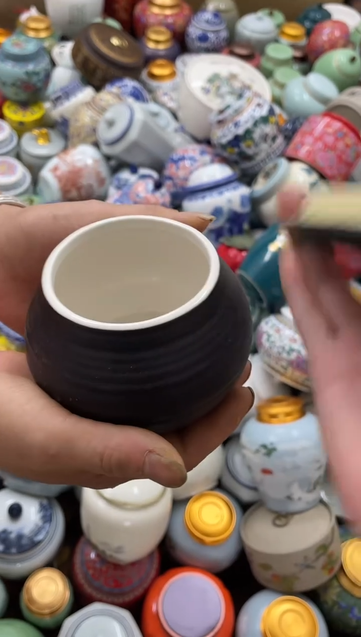 摆件孤品茶叶罐密封罐储物罐直播间临时链接浮力