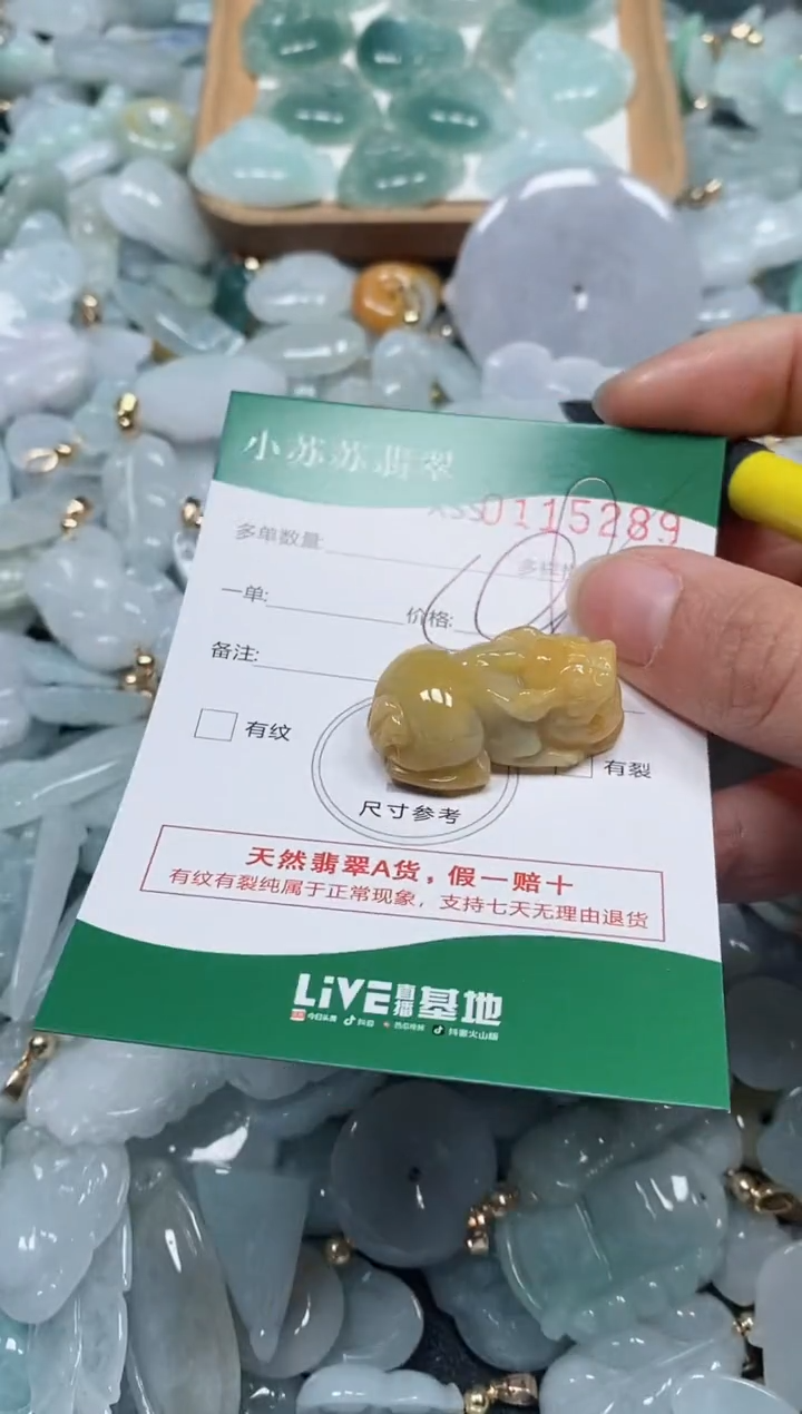 【闪购商品】翡翠颈饰未镶嵌闪购商品0115289