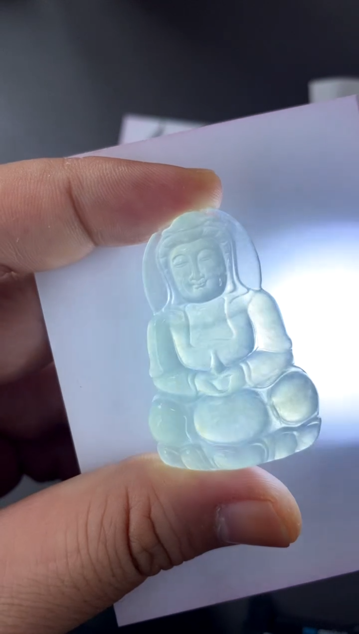 【闪购商品】定制翡翠未镶嵌观音