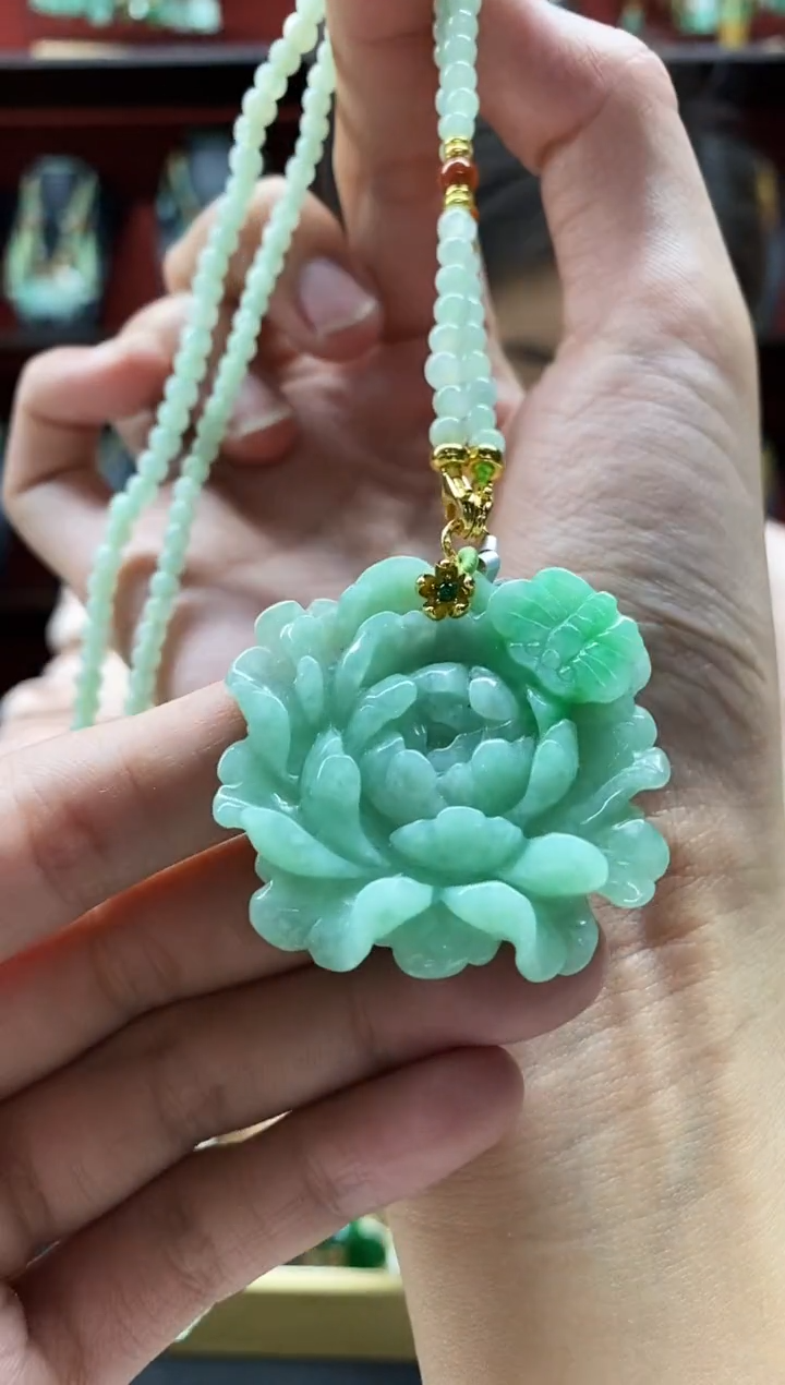 颈饰未镶嵌翡翠翡翠吊坠