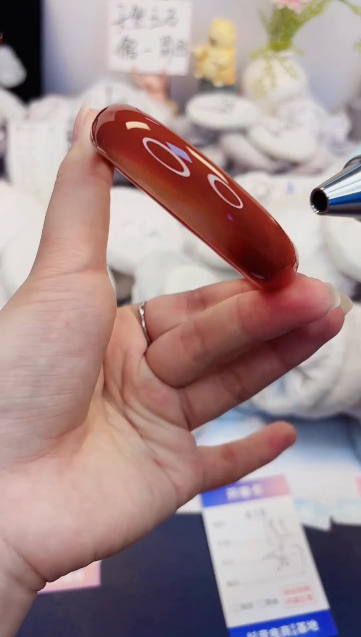 【闪购商品】石英质玉手镯未镶嵌416-玛瑙-圈口56