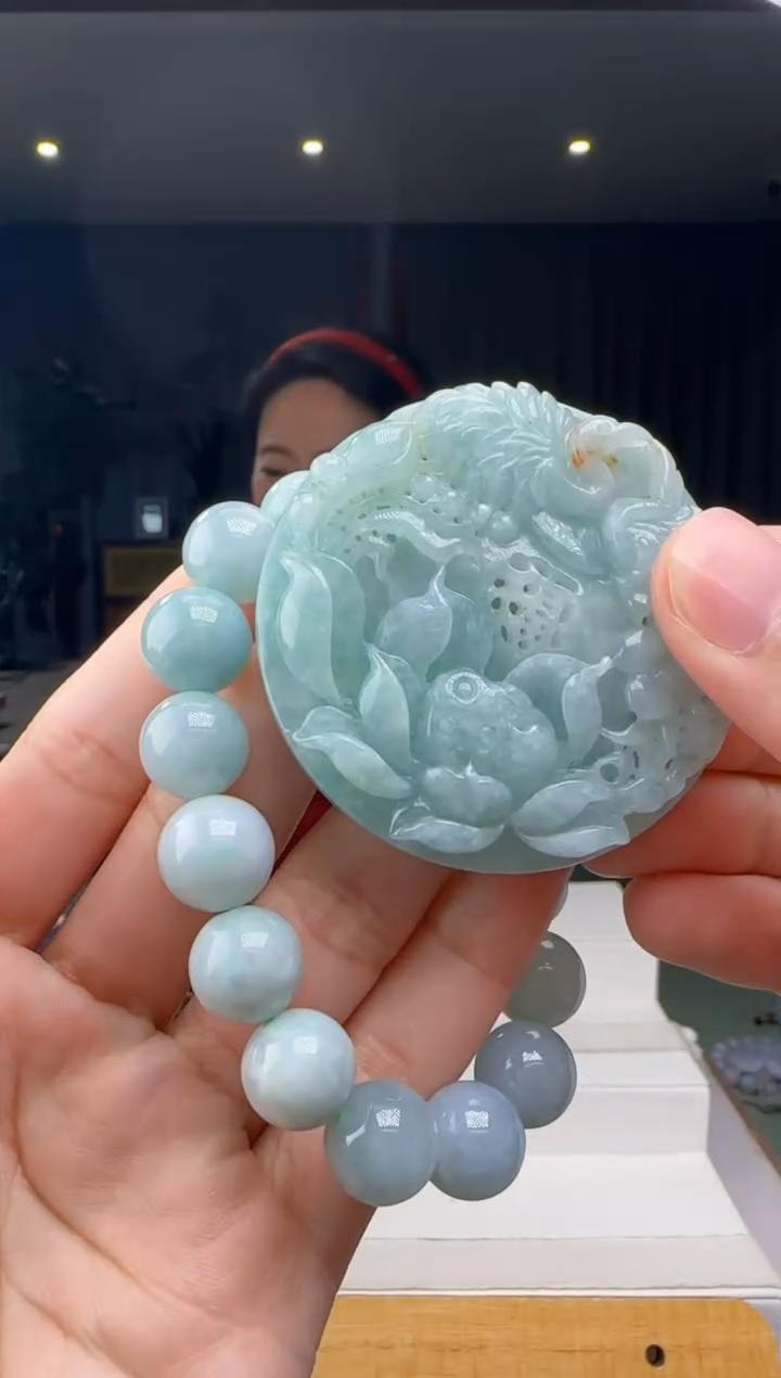 【闪购商品】翡翠吊坠(不含链)未镶嵌多样性发二XM@@WS1SS01725