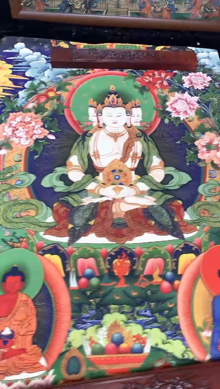 卷轴画120大日如来