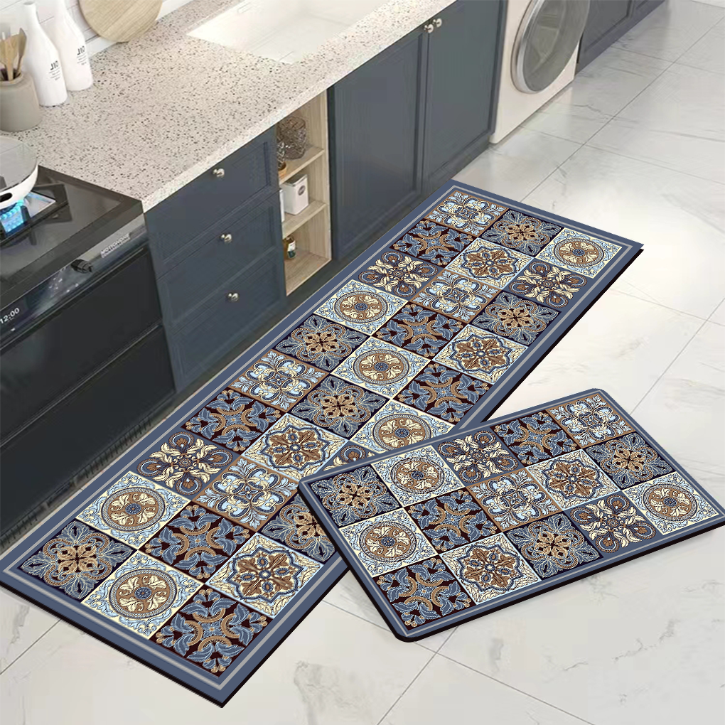 【复古繁花】多功能吸水垫入户门玄关厨房卫浴家用脚垫地垫