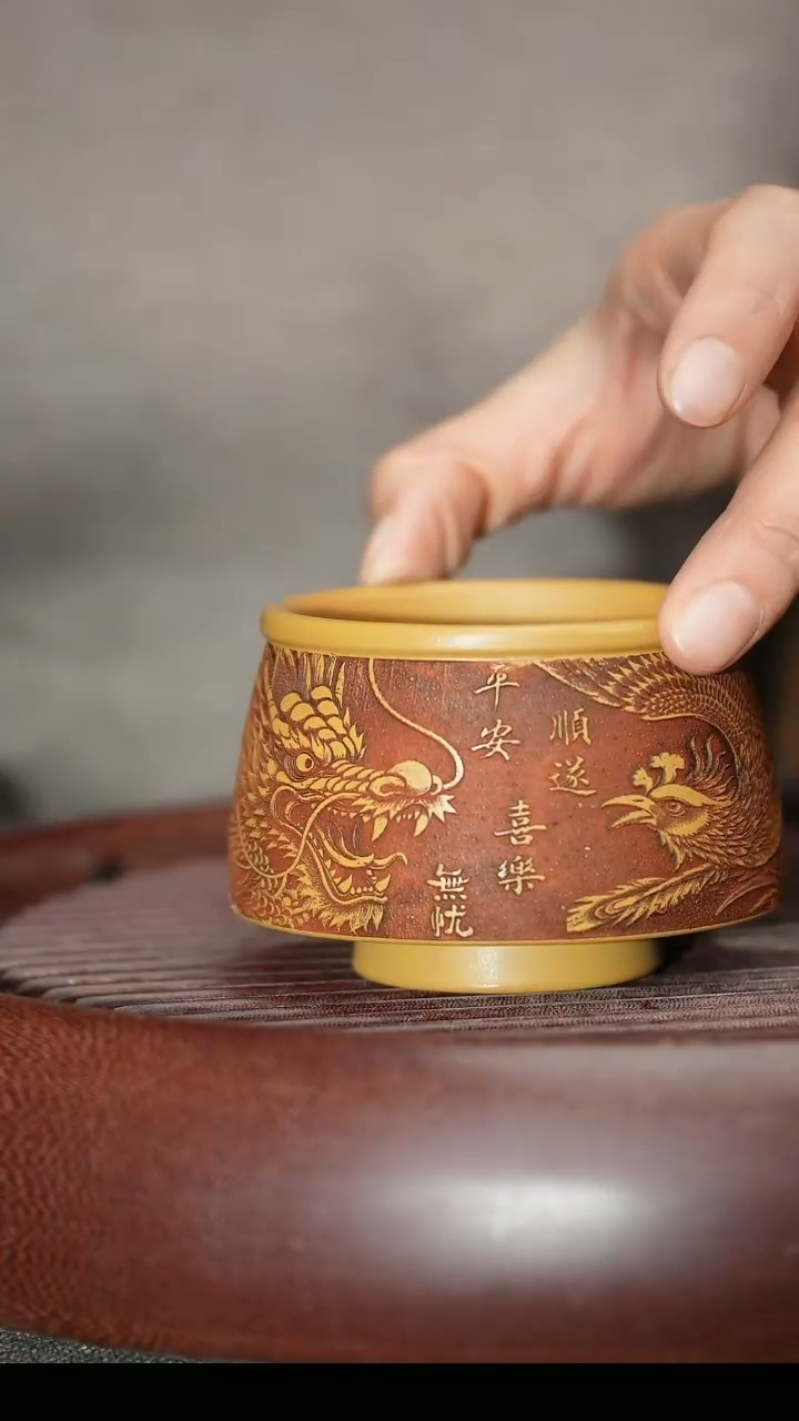 茶杯紫砂紫砂主人杯福利放漏
