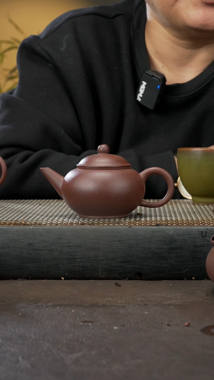 【闪购商品】紫砂茶壶底槽清 水平160cc 060