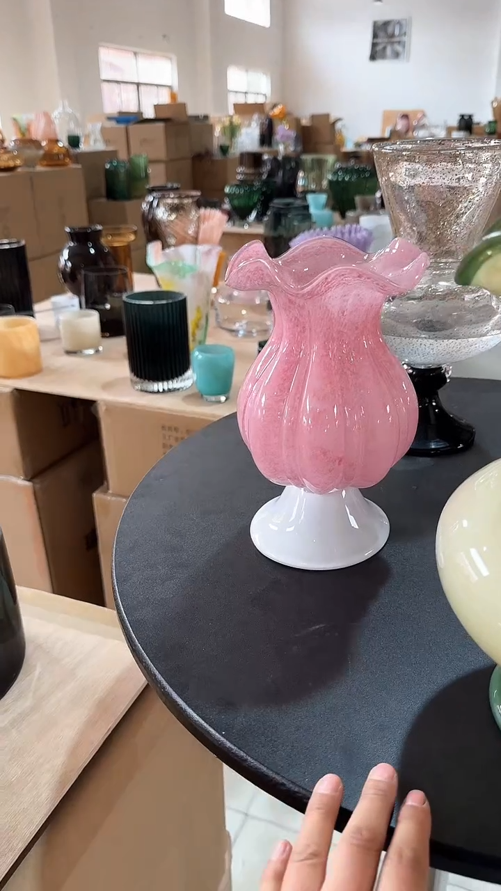 【闪购商品】玻璃万间一等品粉色风灯