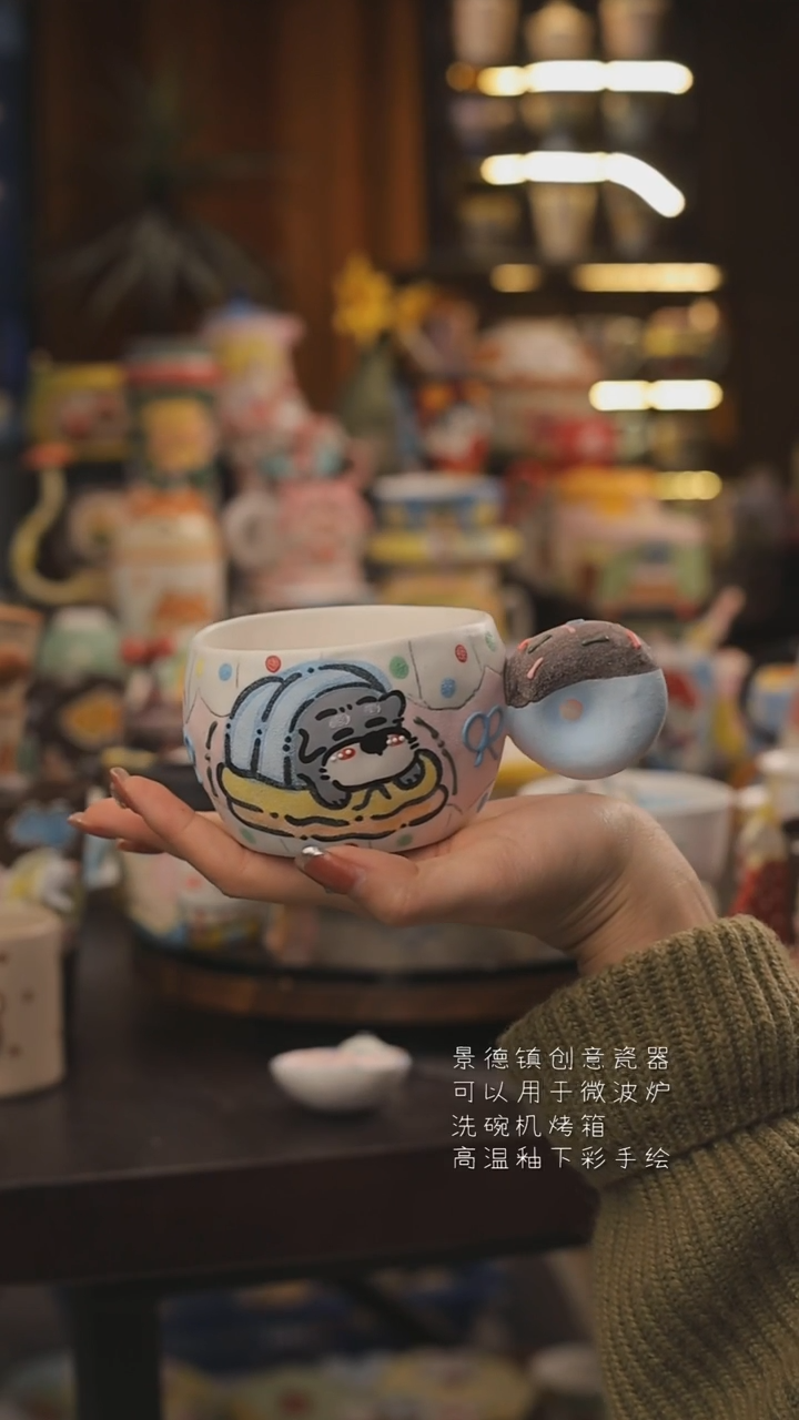 景德镇釉下彩绘设计师款式陶瓷